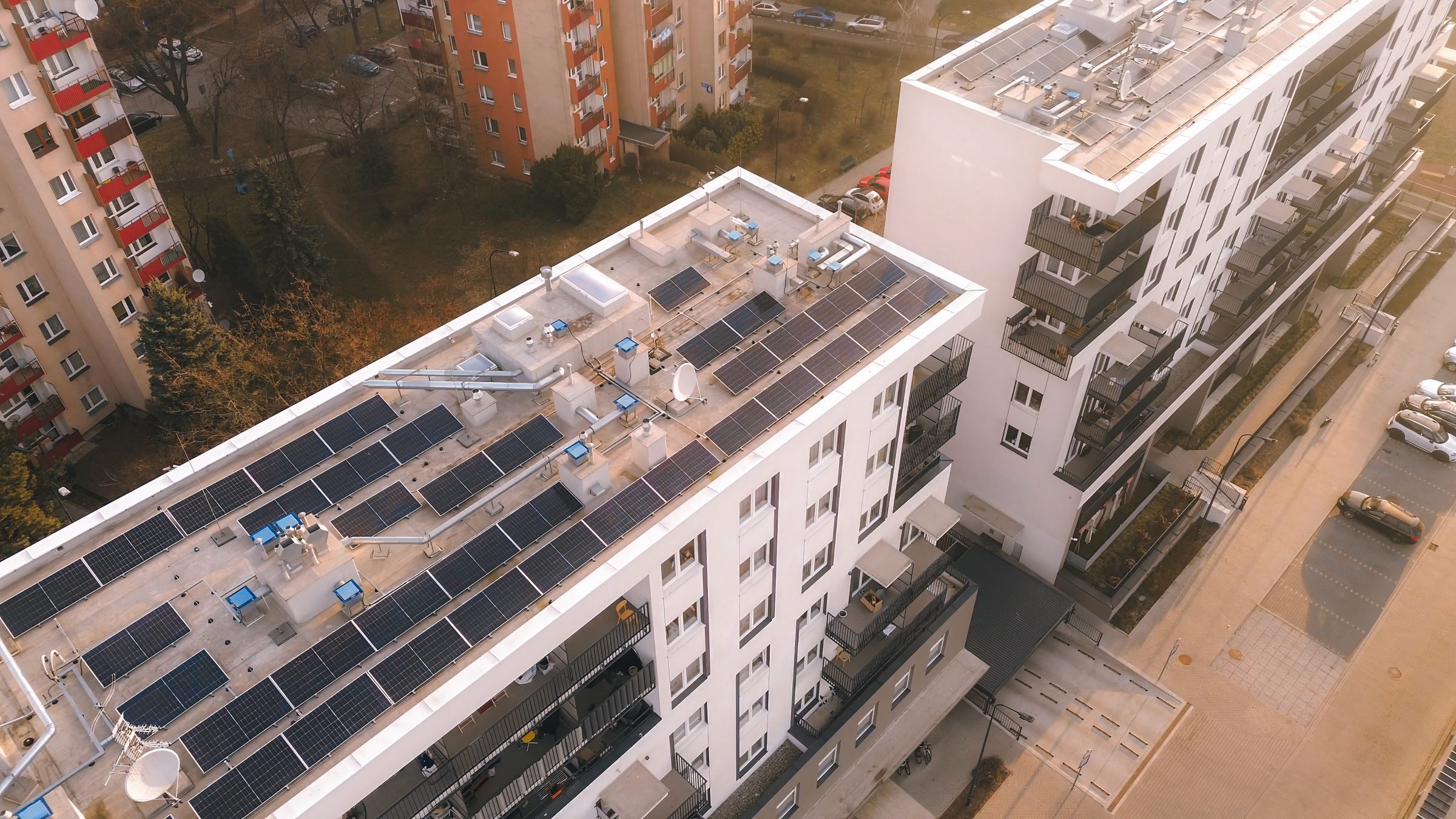 Solaranlage auf Wohngebäude